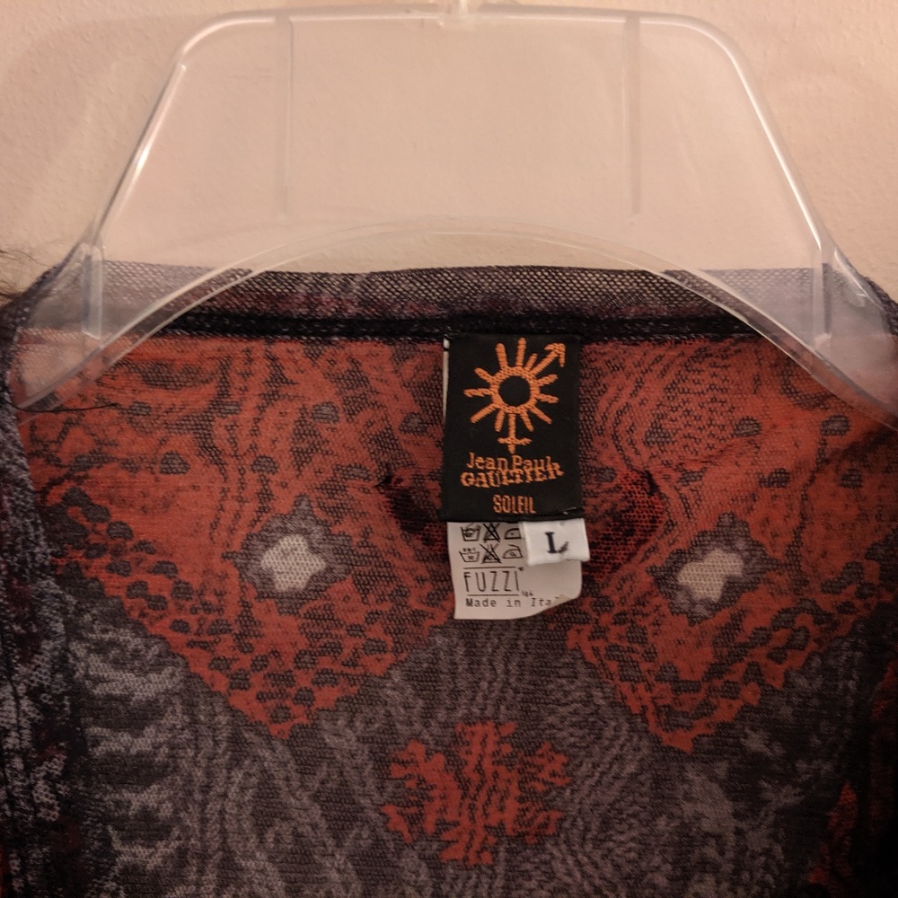 Jean Paul Gaultier Fur Trimmed Top